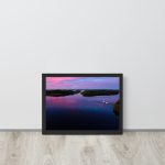 Lake Dock Poster Wall Art Canvas - Lough Erne