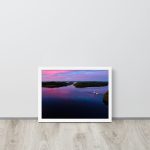 Lake Dock Poster Wall Art Canvas - Lough Erne