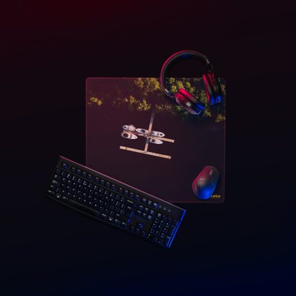 Docked yachts Drone Pilot Gaming mouse pad