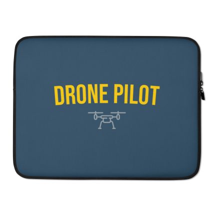 Professional drone pilot wearing Laptop sleeve Drone Pilot - Aviation equipment for certified UAV operators