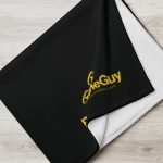 Aerial drone photo throw blanket