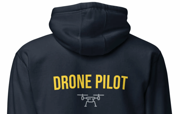 Drone Pilot Hoodie - Navy/Gold