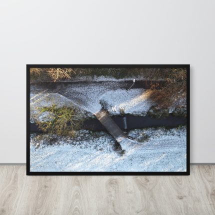 Winter Icy Roads Footpath