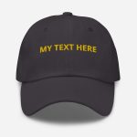 Personalised adult baseball hat