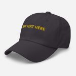 Personalised adult baseball hat