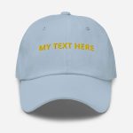 Personalised adult baseball hat