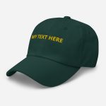 Personalised adult baseball hat