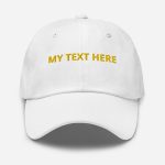 Personalised adult baseball hat