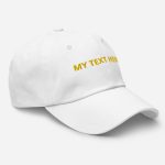 Personalised adult baseball hat