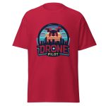 Professional drone pilot wearing Drone Pilot Summer T-Shirt 2024 - Aviation equipment for certified UAV operators