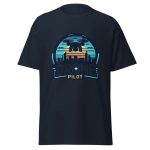 Professional drone pilot wearing Drone Pilot Summer T-Shirt 2024 - Aviation equipment for certified UAV operators