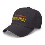 Professional drone pilot wearing Drone Pilot Cap, Hat for Drone Operators, Professional Drone Pilot - Aviation equipment for certified UAV operators