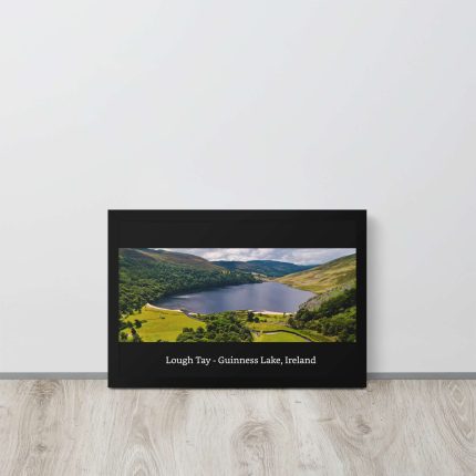 Product image of Lough Tay – Guinness Lake, Ireland – Framed Print - Professional aviation gear from PhotoDroneGuy