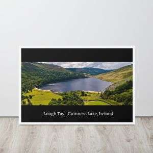 Lough Tay – Guinness Lake, Ireland – Framed Print