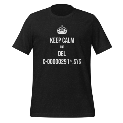 Cotton t-shirt with drone pilot design - Keep Calm and del C-00000291*.sys T-Shirt apparel for UAV operators