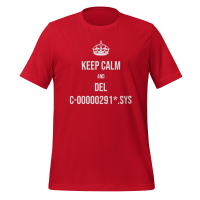Keep Calm and del C-00000291.sys T-Shirt