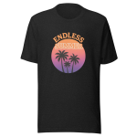 Cotton t-shirt with drone pilot design - Endless Summer Retro Vibes T-Shirt - Essential Vintage Italian Design apparel for UAV operators