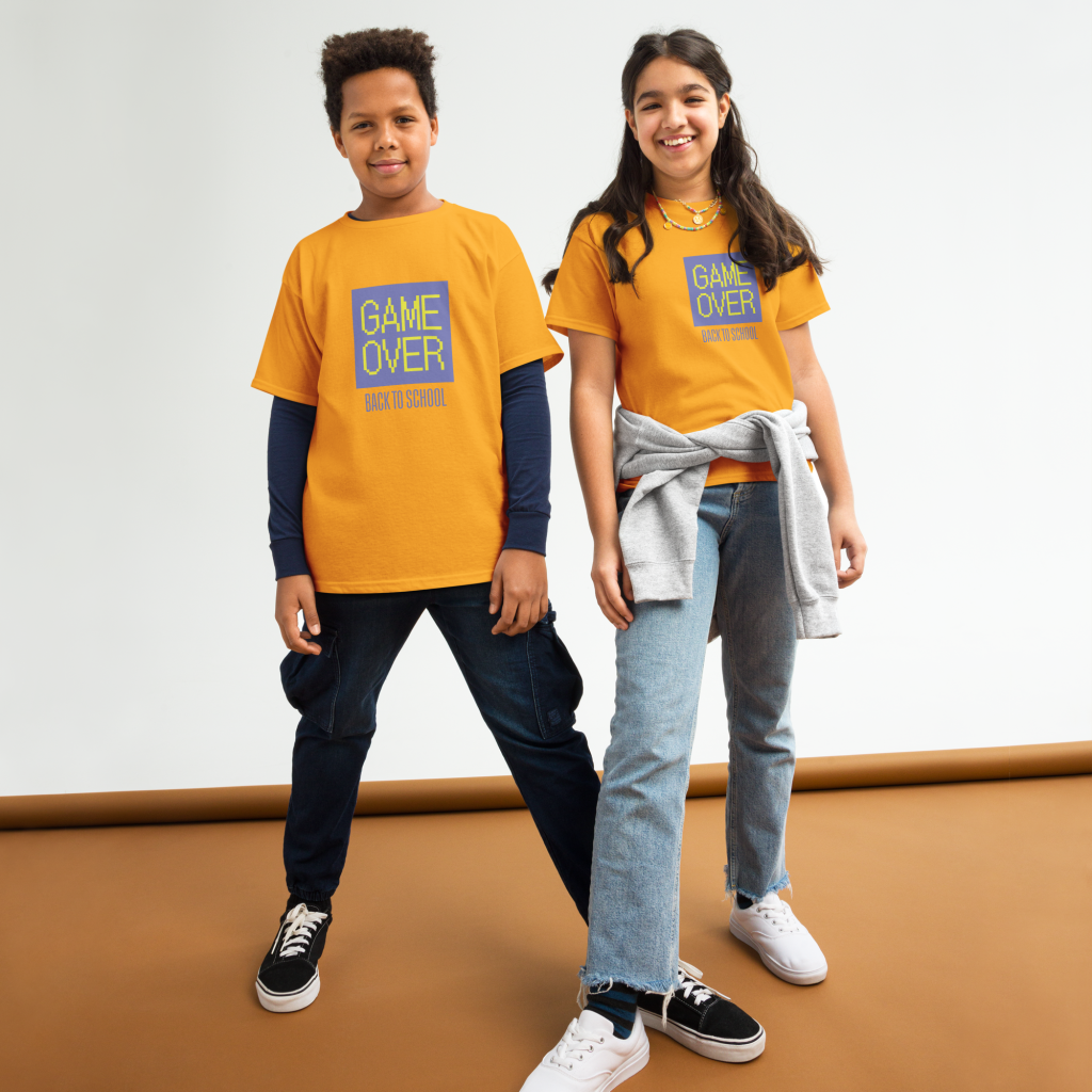Back to School in Style: Game Over T-Shirt for Cool Kids and Teens