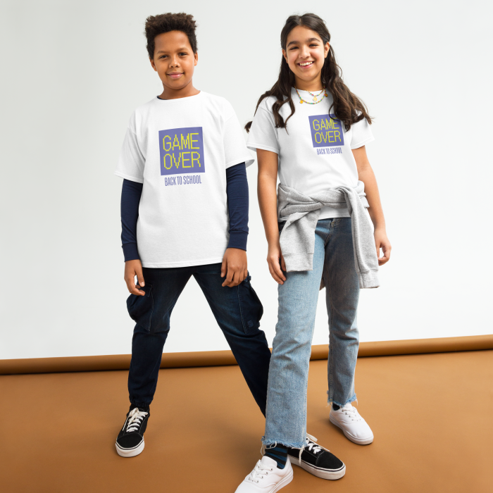 Back to School t-shirt: Game Over TShirt for Cool Kids and Teens - Image 12