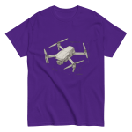 Professional drone pilot wearing DJI Drone Sketch T-Shirt | Stylish Cotton Tee for Drone Pilots - Aviation equipment for certified UAV operators