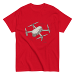 Professional drone pilot wearing DJI Drone Sketch T-Shirt | Stylish Cotton Tee for Drone Pilots - Aviation equipment for certified UAV operators