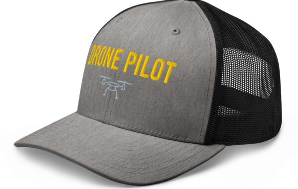 Drone Pilot Summer Hat - Heather Black Mesh