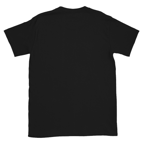 Black unisex t‑shirt with retro sunset circle, city skyline silhouette, quadcopter drone, and bold DRONE PILOT text in orange and yellow