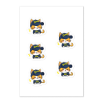 Drone Pilot Cat Stickers