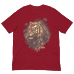 Golden Tiger & Rose Graphic T-Shirt - Image 4