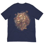 Golden Tiger & Rose Graphic T-Shirt - Image 3